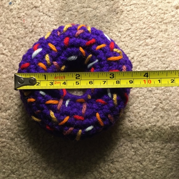 Hand-Crafted Mini Crocheted Donut - Picture 4 of 11